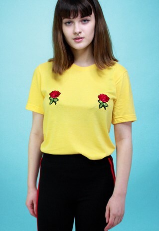 ROSE BOOBS TITTIES T SHIRT