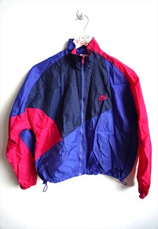 Vintage Nike Windbreaker Parachute Tracksuit Sports Jacket 