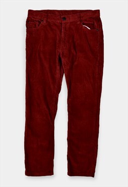 Vintage Corduroy Trousers Red