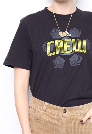 VINTAGE 90S ADIDAS BLACK TOP T-SHIRT