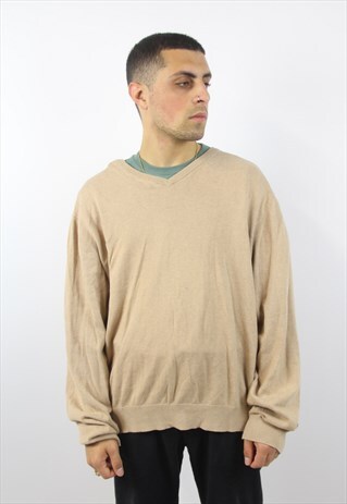 VINTAGE TOMMY HILFIGER BEIGE JUMPER