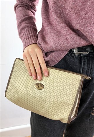 UNISEX VINTAGE PAOLO GUCCI WASH BAG TOILETRIES CLUTCH BAG