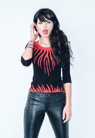VINTAGE RAVE FIRE JUMPER