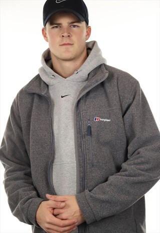 VINTAGE BERGHAUS FLEECE GREY