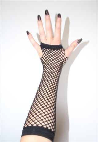 MESH FISHNET HAND GLOVES