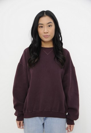 VINTAGE BURGUNDY SWEATSHIRT