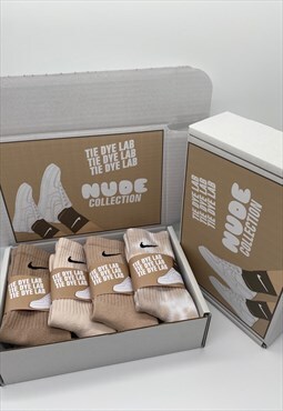 Nike Tie Dye Sock Neutral - 4 Pair Gift Box