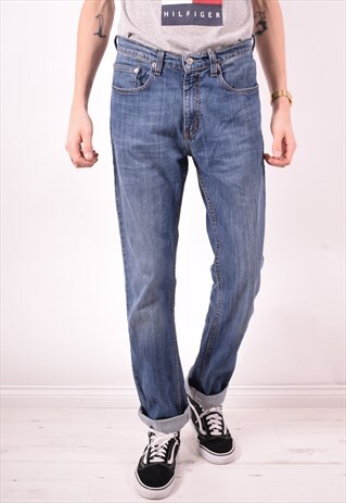 LEVI'S MENS VINTAGE JEANS W32 L34 BLUE 90S