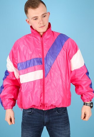 VINTAGE SHELL JACKET IN MULTICOLOUR NJ496