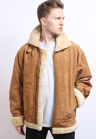 VINTAGE SUEDE AVIATOR JACKET