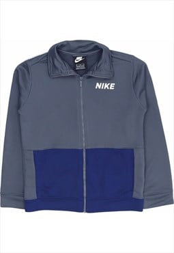 Vintage 90's Nike Fleece Track Jacket Spellout Zip Up