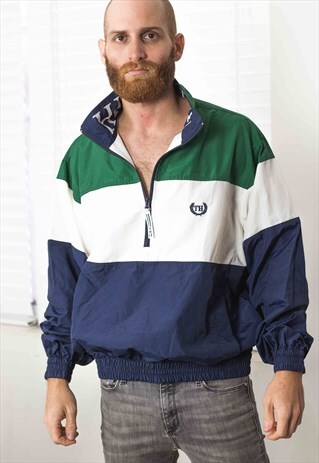 VINTAGE TOMMY HILFIGER JACKET LOGO 90S S 10.5