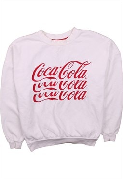 Coca Cola 90's Spellout Crew Neck Sweatshirt XXLarge (missin