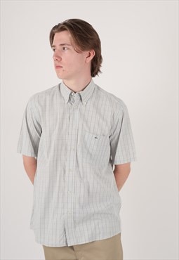 Vintage 00s Lacoste checked short sleeve shirt normcore