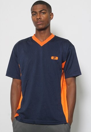 VINTAGE FILA SPORTS TEXTURED T-SHIRT