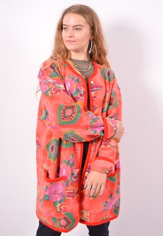 VINTAGE FILA FLEECE CARDIGAN MULTI