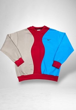 Reworked Nike Embroidered Sweatshirt