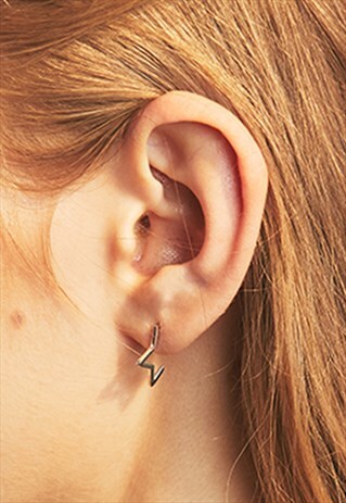 STAR HOOK EARRINGS - LARGE
