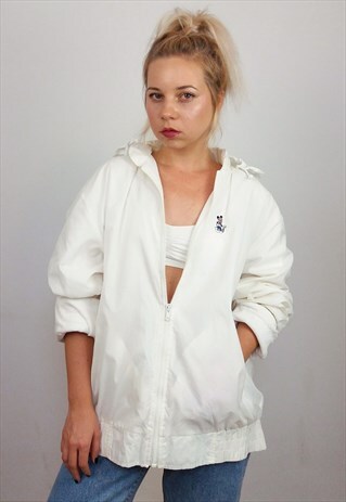 BOAST VINTAGE 90'S UNISEX SHELL TENNIS JACKET / WINDBREAKER