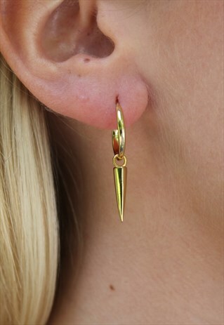 GOLD DAGGER EARRING
