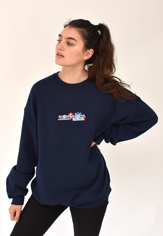 G&G UNISEX NAVY XO SWEATSHIRT