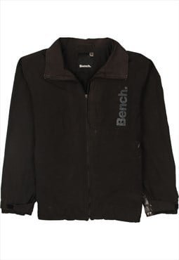 Vintage 90's Bench Windbreaker Sportswear Full Zip Up Black