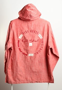 Vintage Karl Helmut Hoodied Cotton Jacket Pink