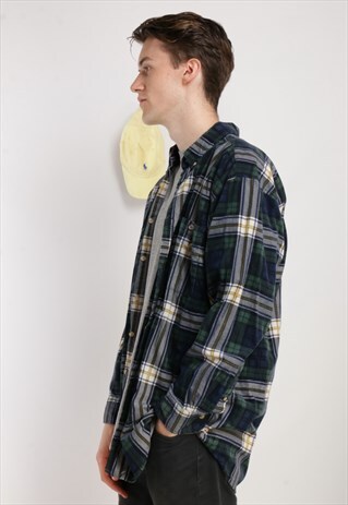 VINTAGE CHECK CORD SHIRT Z757