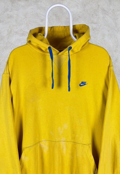 vintage yellow nike sweatshirt