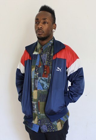 VINTAGE PUMA TRACK JACKET MEDIUM