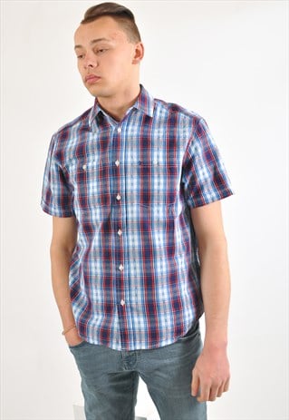 Vintage WRANGLER short sleeve checked shirt