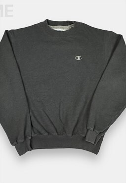 Champion vintage embroidered grey sweatshirt size S