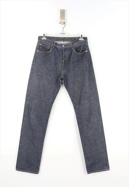 Levi's 501 High Waist Jeans in Grey Denim - W34 - L36