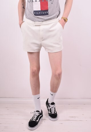 MENS VINTAGE SHORTS W36 WHITE 90'S