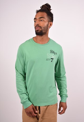 VINTAGE LEVI'S TOP LONG SLEEVE GREEN