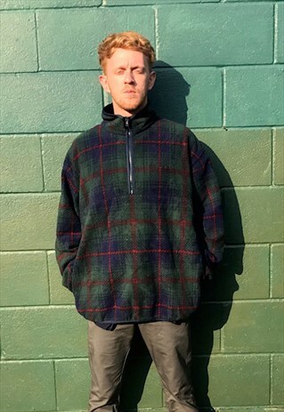 VINTAGE IZOD 1/4 ZIP FLEECE SWEATSHIRT