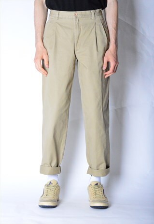CHAPS VINTAGE 90S BEIGE CHINOS PANTS
