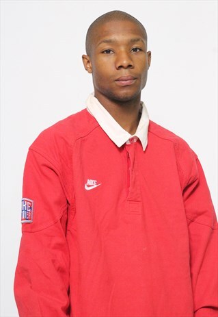 VINTAGE NIKE LONG SLEEVE POLO SHIRT