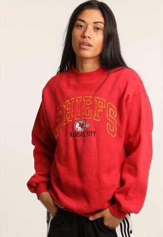 VINTAGE PUMA KANSAS CITY CHIEFS EMBROIDERED SWEATSHIRT