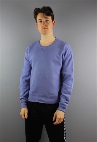 VINTAGE RUSSELL ATHLETIC SWEATSHIRT IN PURPLE/LAVENDER. SIZE