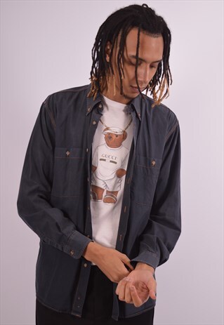 VINTAGE LEVI'S SHIRT NAVY BLUE