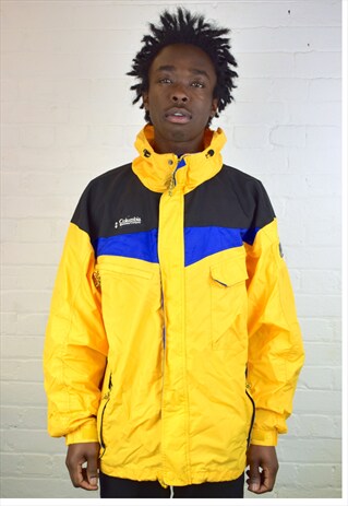 VINTAGE 90'S COLUMBIA HOODED WATERPROOF COAT