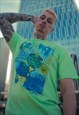 MINT Y2K RAVER GRAPHIC PRINT T-SHIRT