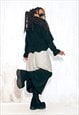 VINTAGE Y2K CARDIGAN IN BLACK KNITTED