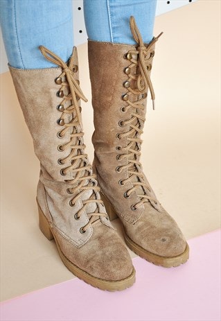 90S TALL RUSTIC BOOTS