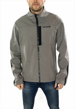Timberland Soft Shell Jacket In Grey Size Medium