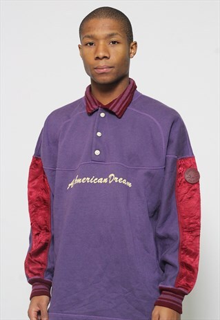 VINTAGE CONVERSE COLLARED SWEATSHIRT