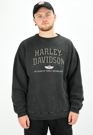HARLEY DAVIDSON BIG FRONT LOGO SWEATER