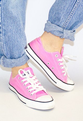 RETRO PINK LACE UP LOW CONVERSE