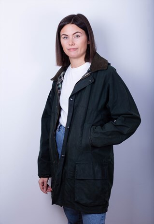 GREEN WAX JACKET